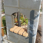 【ステップ8】塗り壁フェンスDIY！ブロック積 その②花置台の造り方