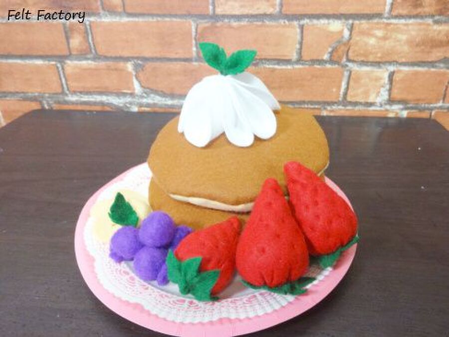 フェルトで遊ぼう トッピングフルーツの作り方 暮らしニスタ