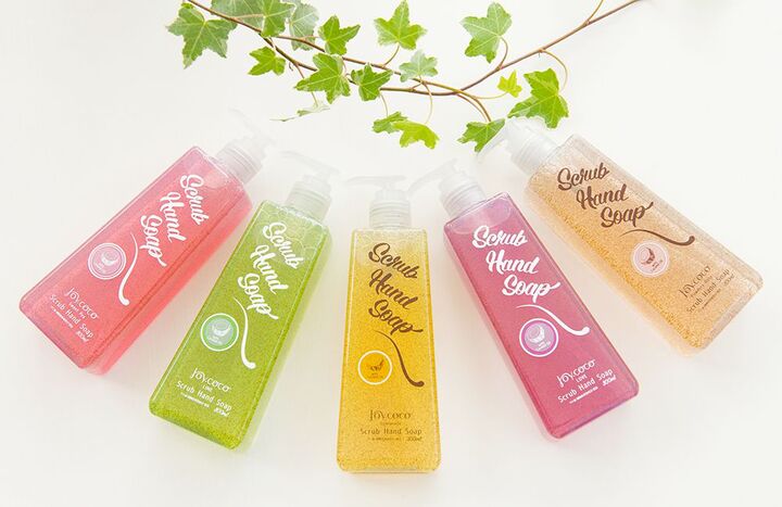 汚れ落ちスッキリ!天然スクラブで新“手洗い習慣”♪