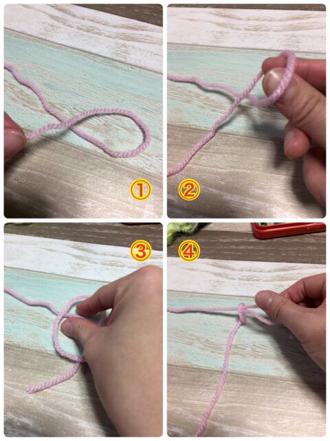 鎖編みだけ 簡単指編みシュシュ 暮らしニスタ 鎖編みだけ 簡単指編みシュシュ 暮らしニスタ