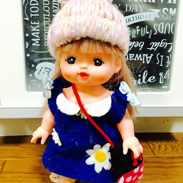 編まずに簡単！お人形さんのニット帽｜ハンドメイドの作り方・アイデア