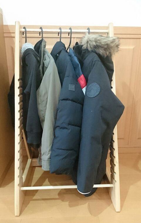 簡単 ベビーチェアを子供用コートハンガーにリメイク 暮らしニスタ