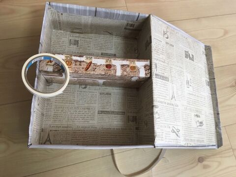 Amazon段ボール 100均で簡単 子供とカフェ風冷蔵庫工作 暮らしニスタ
