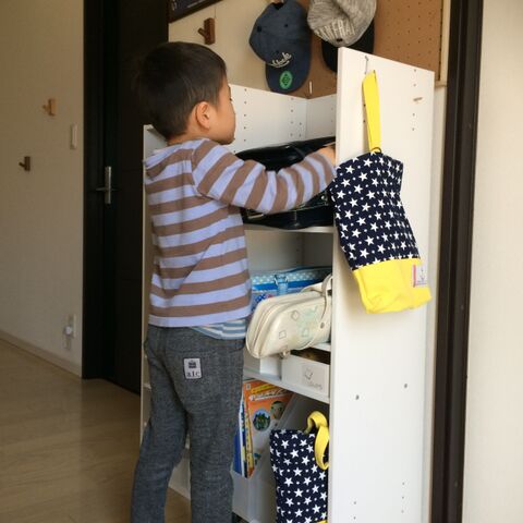 幼稚園入園もこれで安心 ニトリさんのカラボでできちゃうオススメ収納 暮らしニスタ