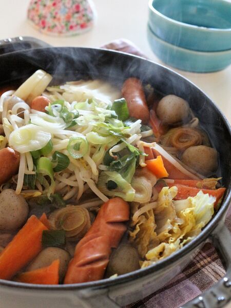 白菜鍋（八丁味噌仕立て）作り方レシピ