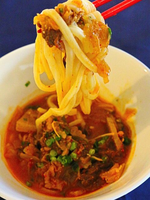 簡単 焼肉屋のユッケジャンうどん 暮らしニスタ