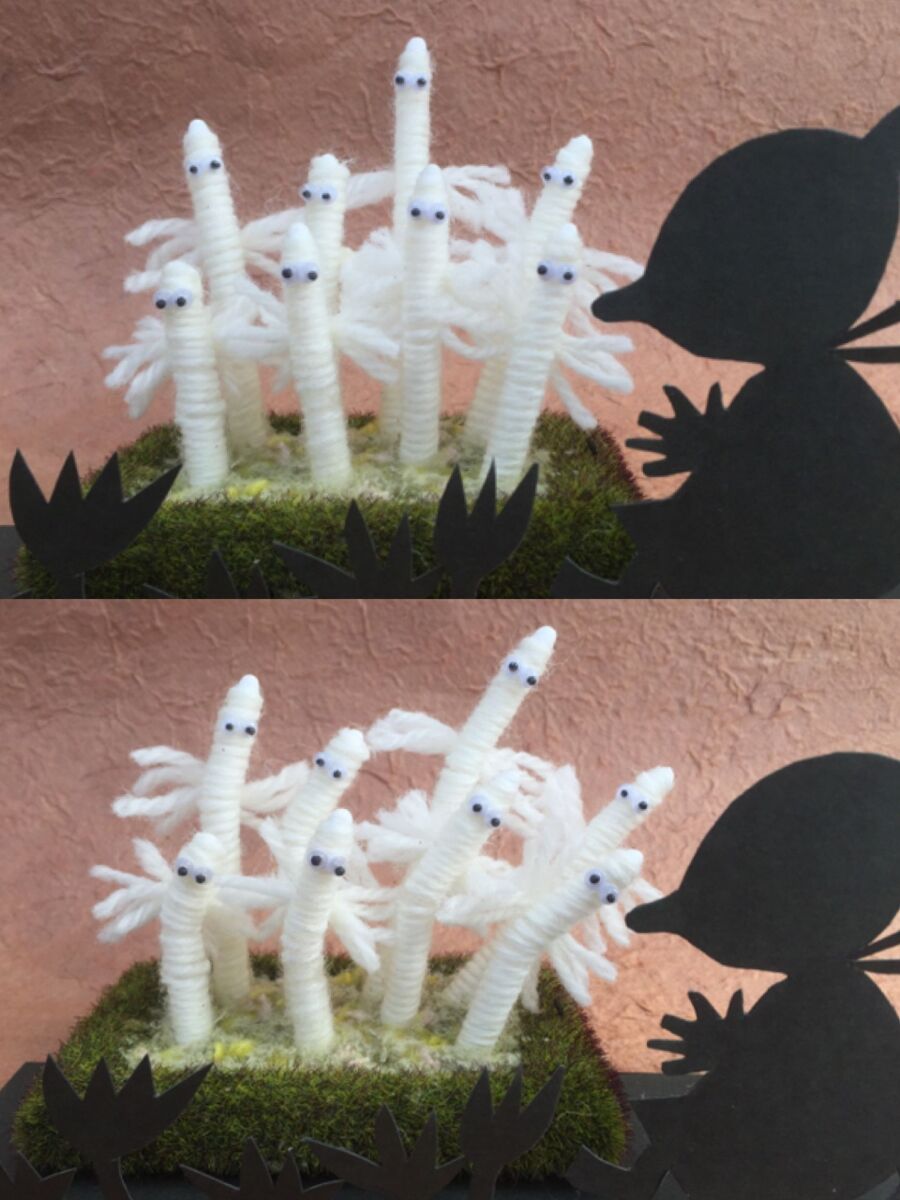 毛糸を巻いて作る 動くニョロニョロ 暮らしニスタ 毛糸を巻いて作る 動くニョロニョロ 暮らしニスタ