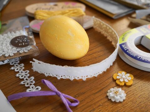 レース リボンでエレガントなイースターエッグ 暮らしニスタ レース リボンでエレガントなイースターエッグ 暮らしニスタ