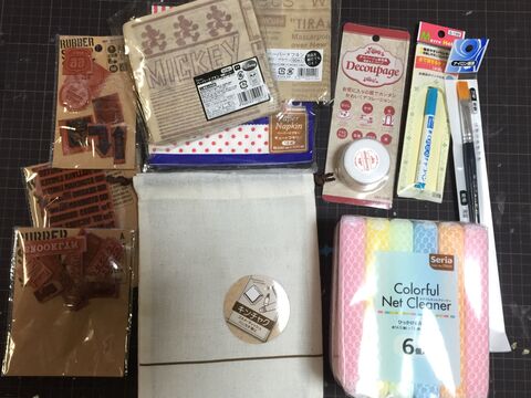 初めてでも出来る セリアだけで布デコパージュをやってみよう 暮らしニスタ