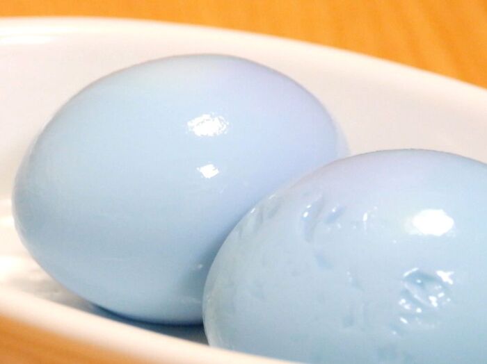 ■青いゆで卵の作り方　準備するもの