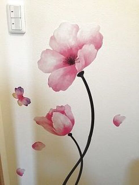 トイレを100均お花ステッカーでお花畑に 暮らしニスタ トイレを100均お花ステッカーでお花畑に 暮らしニスタ