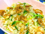 免疫力アップ♪お昼ごはんに！豆苗とホタテのガーリックピラフ