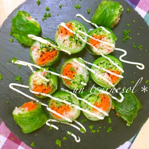 食べ応え抜群 むくみ解消に レタス巻きサラダ 暮らしニスタ