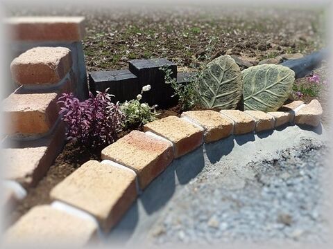 レンガで造る花壇 創作花壇の造り方 暮らしニスタ レンガで造る花壇 創作花壇の造り方 暮らしニスタ