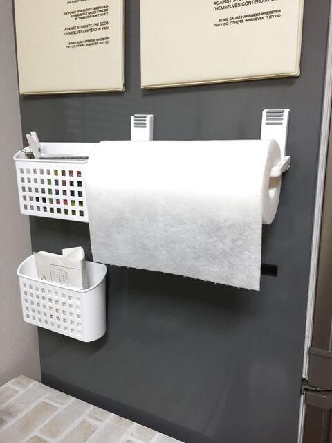 冷蔵庫 洗濯機にはマグネットタイプがおすすめ タオルバーとペーパーホルダー 暮らしニスタ 冷蔵庫 洗濯機にはマグネットタイプがおすすめ タオルバーとペーパーホルダー 暮らしニスタ