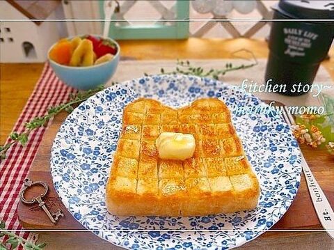 食パン メープル シロップ