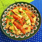 こりゃ旨いっ♡旬たけのことウインナーのぺペロンおつまみ