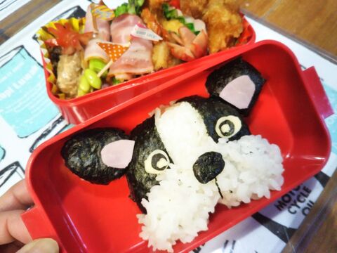 忙しい朝でも簡単 海苔 ハム チーズで意外とリアルなワンちゃんキャラ弁 暮らしニスタ 忙しい朝でも簡単 海苔 ハム チーズで意外とリアルなワンちゃんキャラ弁 暮らしニスタ