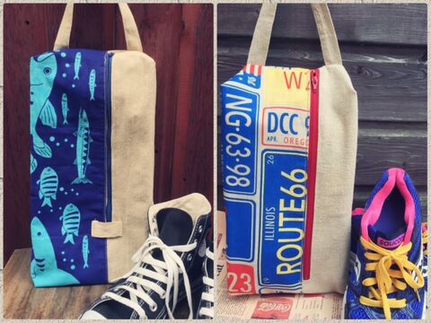 セリア2個 1で大人のシューズバッグを作ろう 暮らしニスタ