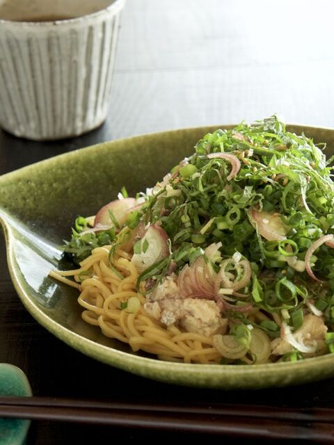 薬味たっぷりサバまぜそば 暮らしニスタ