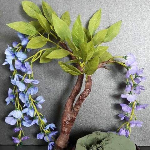 100均の造花で作る藤の花の盆栽 暮らしニスタ 100均の造花で作る藤の花の盆栽 暮らしニスタ