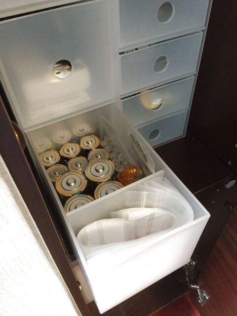 電池収納にぴったりな 無印良品の小物収納ボックス 暮らしニスタ