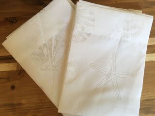 100均で夏先取り 可愛くオシャレなシェル柄カフェカーテン 暮らしニスタ 100均で夏先取り 可愛くオシャレなシェル柄カフェカーテン 暮らしニスタ