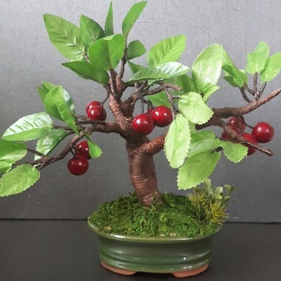 100均の造花で作ったさくらんぼのミニ盆栽を紹介します 暮らしニスタ 100均の造花で作ったさくらんぼのミニ盆栽を紹介します 暮らしニスタ