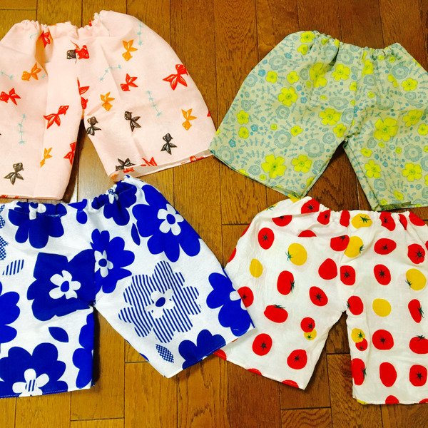 型紙なしでも出来る！100均手ぬぐいズボン！10分で完成  