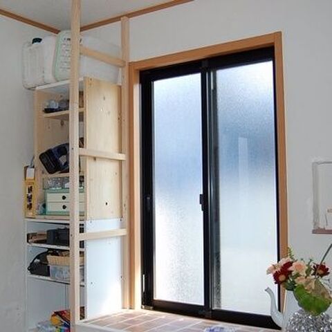 玄関スペース収納扉をdiy 暮らしニスタ