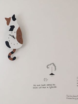 猫好きには たまらない ニトリ購入 ネコの振り子時計 暮らしニスタ 猫好きには たまらない ニトリ購入 ネコの振り子時計 暮らしニスタ