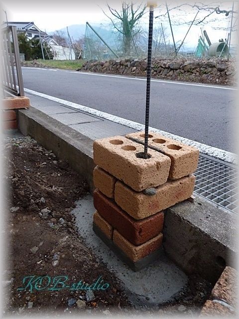 Step1 モルタル造形フェンスdiy レンガ柱の造り方編 暮らしニスタ Step1 モルタル造形フェンスdiy レンガ柱の造り方編 暮らしニスタ