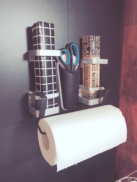 ダイソーの傘立てで ラップ収納 男前キッチンのアクセントに 暮らしニスタ ダイソーの傘立てで ラップ収納 男前キッチンのアクセントに 暮らしニスタ