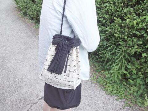 100均アレンジ 300円で作れる2way巾着バッグ 暮らしニスタ 100均アレンジ 300円で作れる2way巾着バッグ 暮らしニスタ