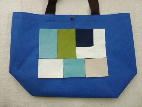 フェルトをつなぐ 簡単リメイク モザイク風バッグ 暮らしニスタ フェルトをつなぐ 簡単リメイク モザイク風バッグ 暮らしニスタ