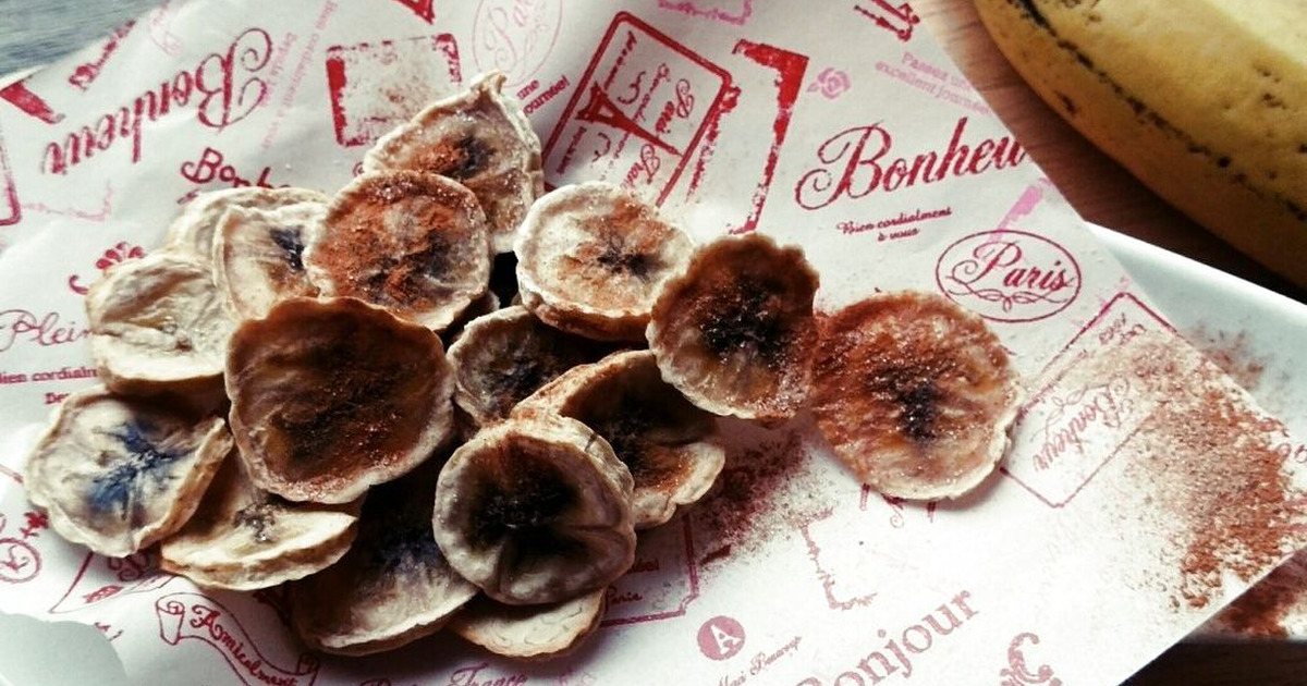 揚げない バナナチップス 暮らしニスタ