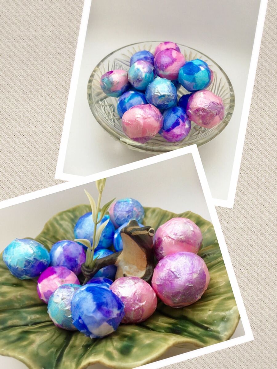 使い方色々 100均素材で作るcuteな紫陽花ボール 暮らしニスタ 使い方色々 100均素材で作るcuteな紫陽花ボール 暮らしニスタ