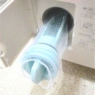 ドラム式洗濯機の排水フィルターのゴミ取りは、キッチンの水切りネットが便利だった（追記アリ）