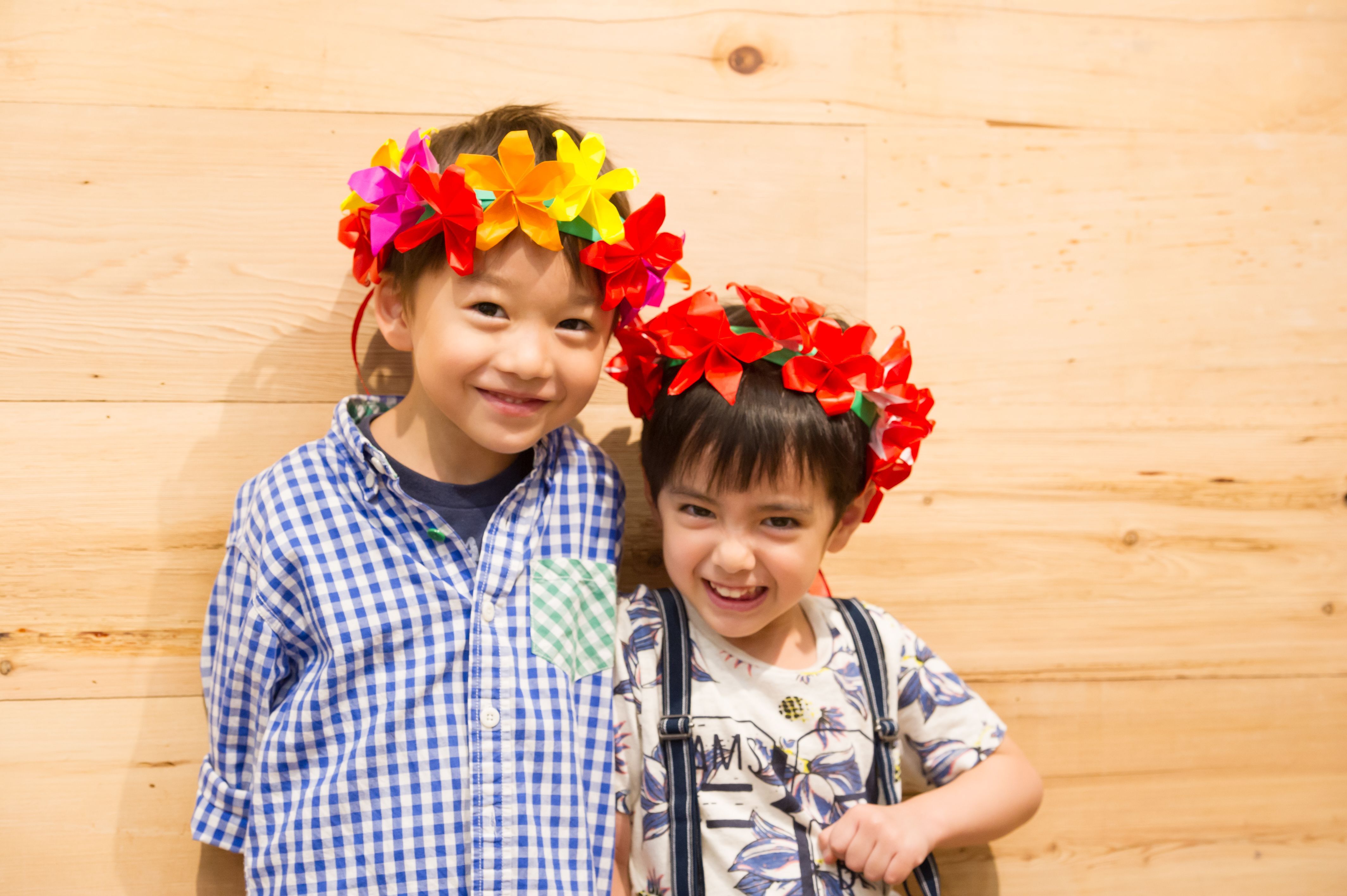 超キュート モアナ風の花かんむりを折り紙で作ろう 暮らしニスタ