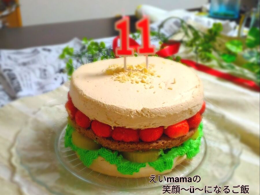 インパクト大 ハンバーガーケーキ 暮らしニスタ