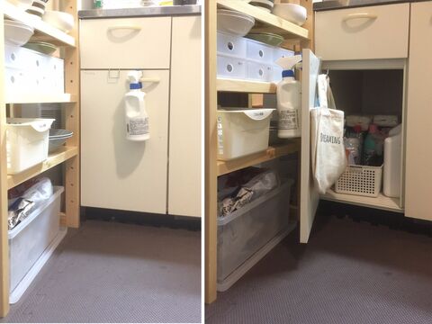 築50年 狭い 古い 台所 キッチン でのレジ袋収納は ポイっと収納で楽ちんに 暮らしニスタ 築50年 狭い 古い 台所 キッチン でのレジ袋収納は ポイっと収納で楽ちんに 暮らしニスタ