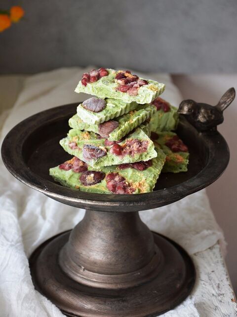 和風ヨーグルトバーク 抹茶 小豆 甘栗 暮らしニスタ 和風ヨーグルトバーク 抹茶 小豆 甘栗 暮らしニスタ