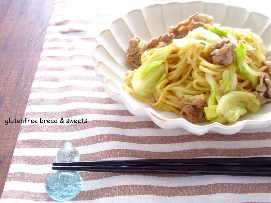 グルテンフリーの米粉の焼きそばで 和風な塩焼きそば 暮らしニスタ グルテンフリーの米粉の焼きそばで 和風な塩焼きそば 暮らしニスタ