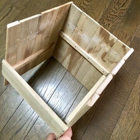 すのこリメイク ゴミ箱カバーでステキに目隠し 暮らしニスタ すのこリメイク ゴミ箱カバーでステキに目隠し 暮らしニスタ