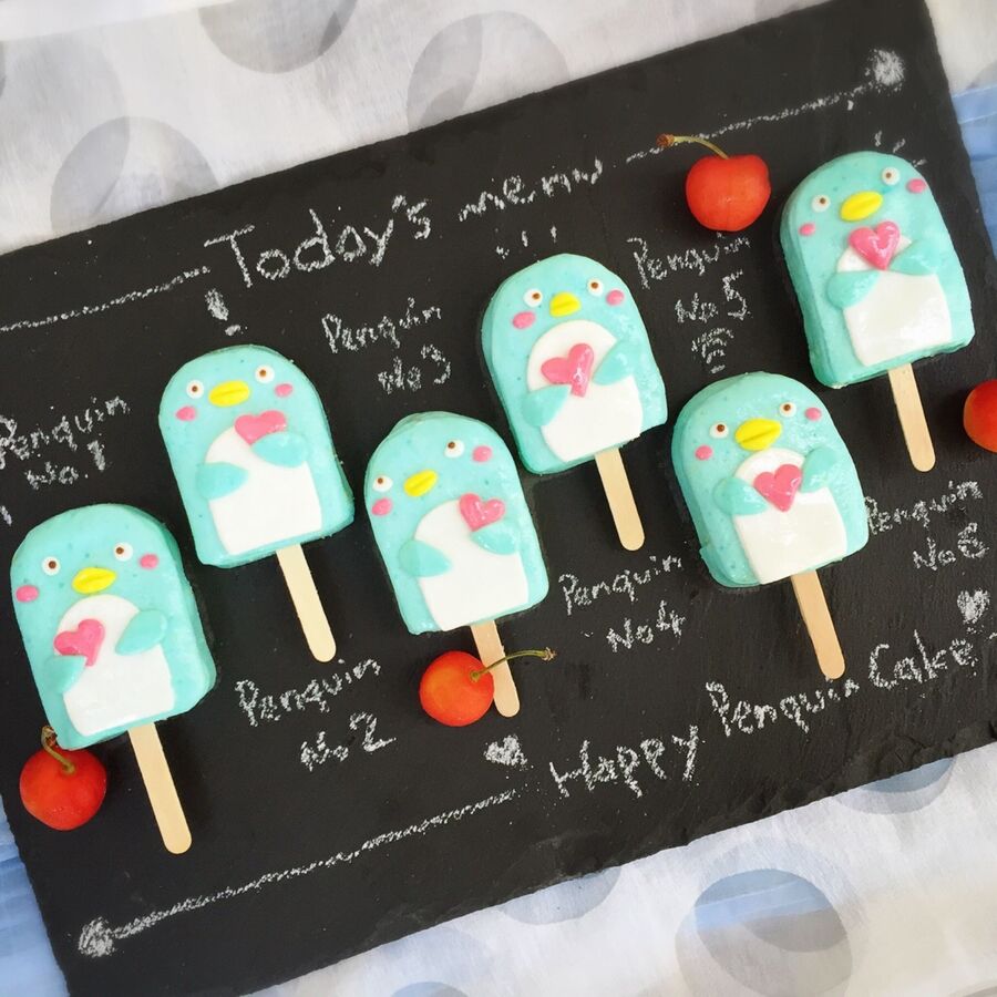 ペンギンアイス風カステラケーキ 暮らしニスタ