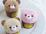 ポンポン１つで出来る♪可愛いクマさんカップケーキの作り方