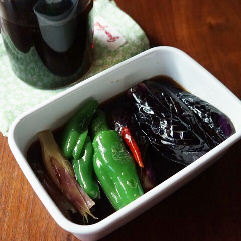 めんつゆで簡単 夏野菜のピリ辛揚げ浸し 暮らしニスタ