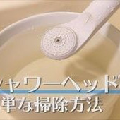 【裏技】汚れたシャワーヘッドの掃除方法