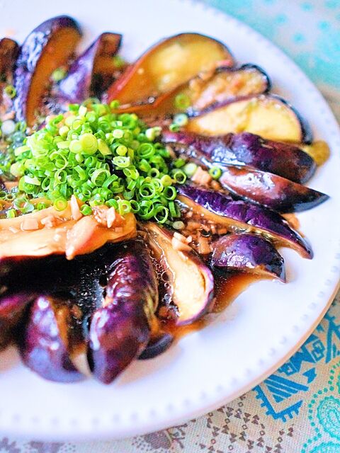 レンジで簡単 揚げない揚げ茄子サラダ は作り置きにも 暮らしニスタ