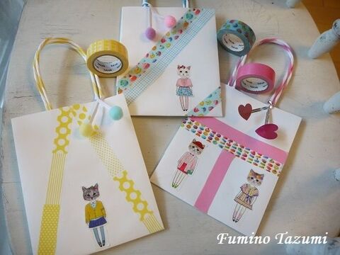 ダイソー キュートカラーの紙袋をマステで可愛くアレンジ 暮らしニスタ ダイソー キュートカラーの紙袋をマステで可愛くアレンジ 暮らしニスタ